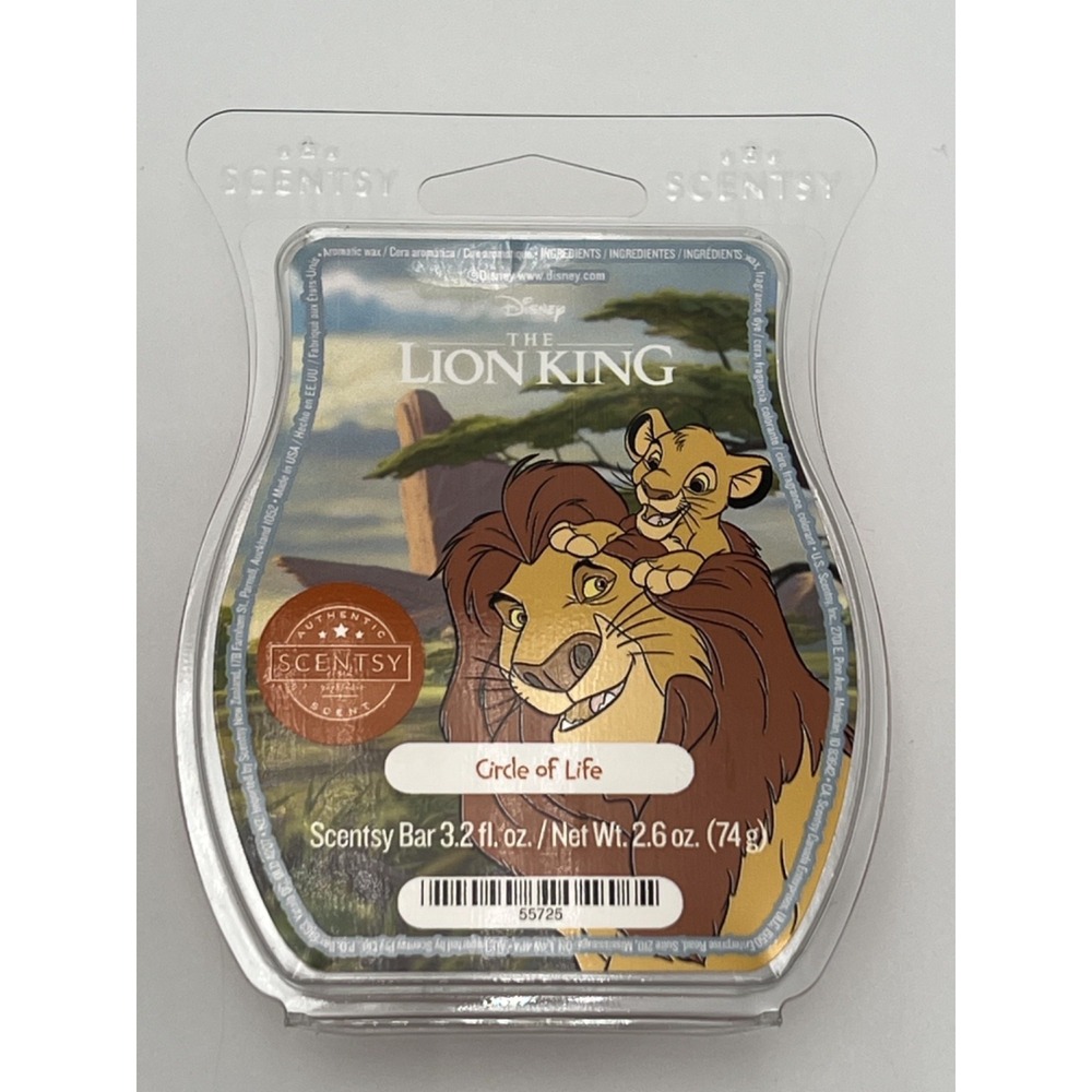 Scentsy Disney Lion King CIRCLE OF LIFE Wax Bars ~ NEW ~